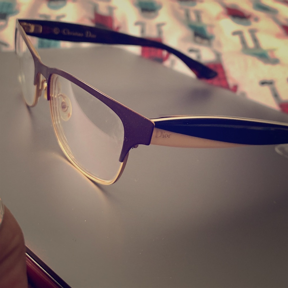 Christian Dior glasses.